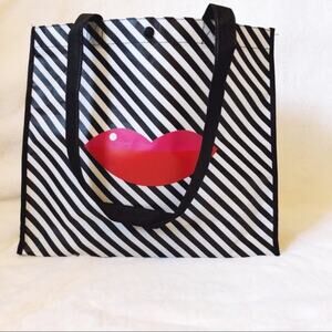Sephora Red Lip Front Design Shopping Bag